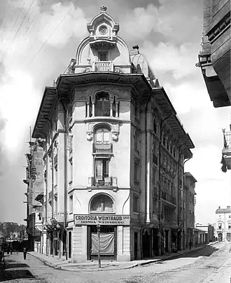 Building of the Tillman Brothers, circa 1925, Bucharest.