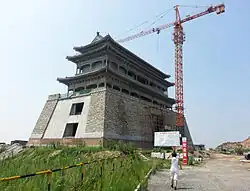 Modern recreation of the fortress' western gate