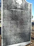 Tonkawa Scouts Texas Historical Marker at Fort Belknap