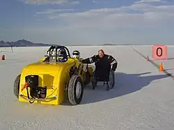 Tony Christiansen attempts to be the World's Fastest Amputee at the Bonneville Salt Flats.