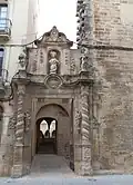 Baroque entryway to the cloister
