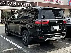 2021 Land Cruiser GR Sport (rear view)