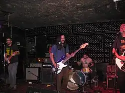 Left to right: Congelliere, Ferrara, Felix, and Cole in 2012