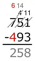 6 − 4 = 2
