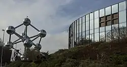 Trademart Brussels next to the Atomium