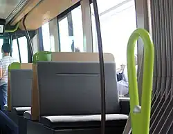 Inside view – seat; Design by RCP Design Global