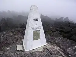 Tripoint between Brazil, Venezuela and Guyana located on Mount Roraima. Due to the Guyana–Venezuela territorial dispute, Venezuela does not recognize this point as the tripoint.