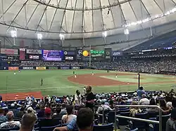 Photo of the second Wild Card game against the Rangers.