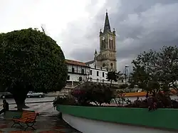 Catholic church and central square