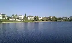 Artificial lake in Twin Brooks