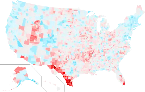 County swing from 2016 to 2020[t]