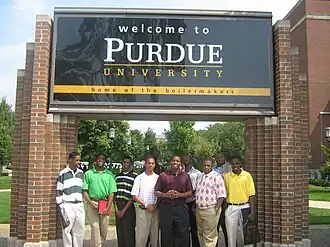 Urban Prep students visit Purdue University, 2011.