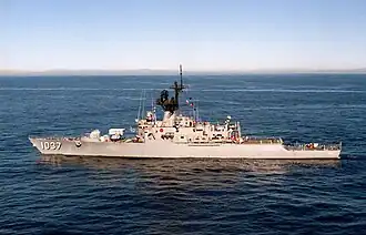USS Bronstein (FF-1037) on 24 November 1986