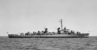 USS McKean (DD-784) off the San Francisco Naval Shipyard on 9 June 1952