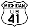 Business US Highway 41 marker