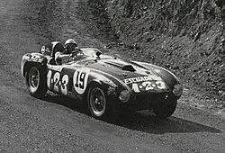 The Ferrari 375 Plus of Umberto Maglioli, winner of the 1954 race