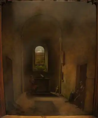 A Knight at Prayer in a Chapel, Preparing Himself for Combat by Fleury François Richard