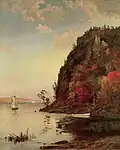 Under the Palisades, in October by Jasper Francis Cropsey, 1895