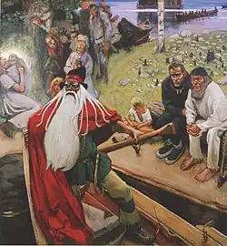 The Departure of Väinämöinen by Gallen-Kallela, 1906
