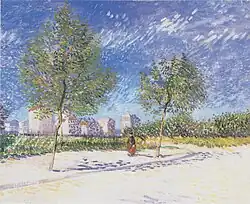 On the Outskirts of Paris 1887 Private Collection (F351)