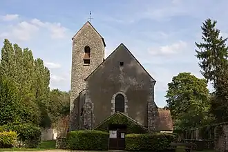 The church in Vayres-sur-Essonne