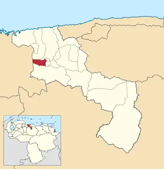 Location in Aragua