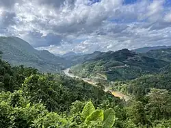 View of Salween River in Tangyan Township