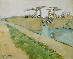 The Langlois Bridge at Arles with Road alongside the Canal, 1888, Van Gogh Museum, Amsterdam (F400)