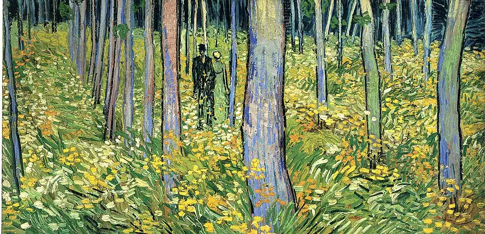 Undergrowth with Two Figures, June 1890, Cincinnati Museum of Art