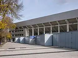 Exterior of the stadium