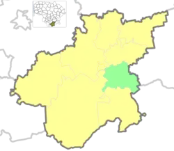 Location of Vydeniai Eldership