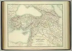 Vilayets of Asia in 1911