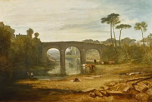 Whalley Bridge and Abbey by J.M.W. Turner