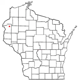 Location of the Town of Bone Lake