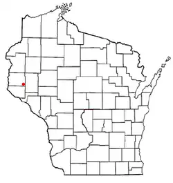 Location of Cady, Wisconsin