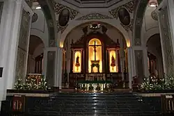 The main altar and reredos of the cathedral
