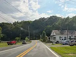 WV 230 southbound in Reedson