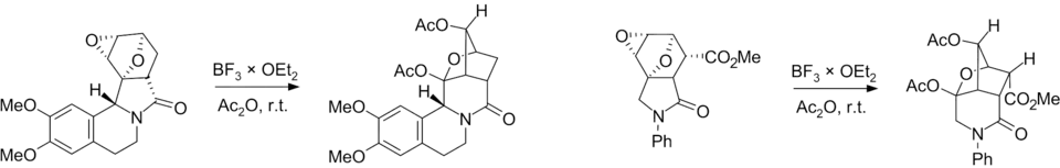 Some examples of Wagner-Meerwein rearrangement in heterocyclic series