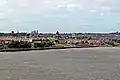 Wallasey Town Hall and Seacombe Promenade, viewed from an upper floor.