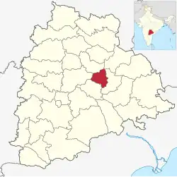 Location in Telangana