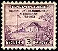 1933 commemorative stamp of Washington's HQ