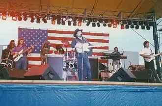 Waylon Jennings and the Waylors at the Rocky Gap festival in 1991