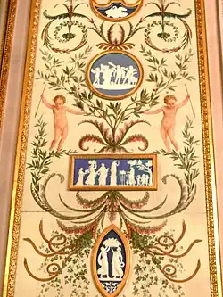 Wedgwood Room with jasperware plaques, in Palais Erzherzog Albrecht in Vienna