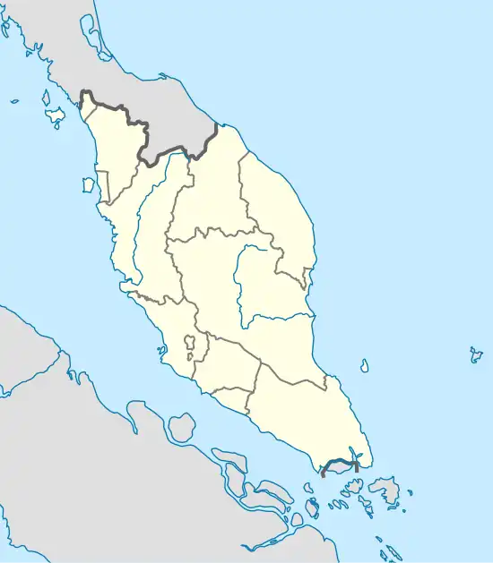 Subang is located in Peninsular Malaysia