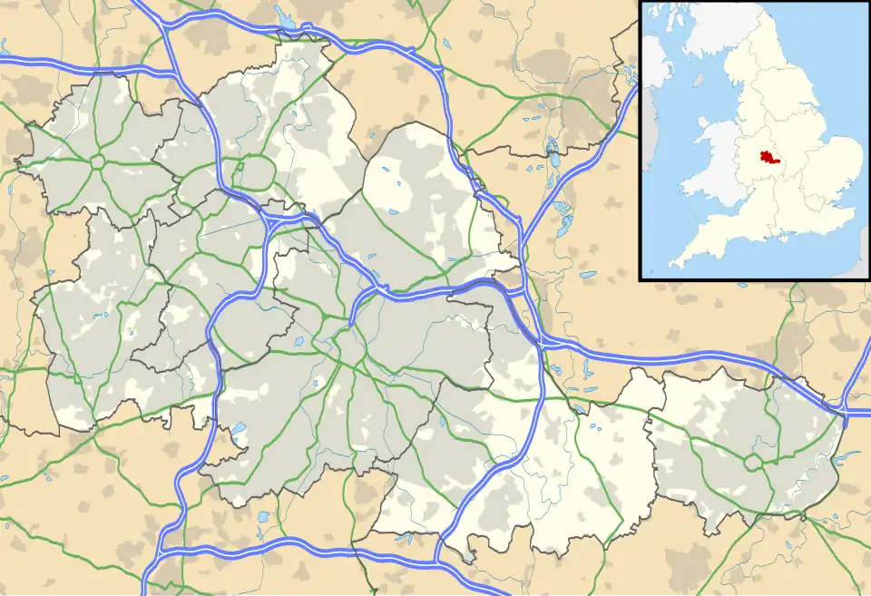 The Royal Town of Sutton Coldfield is located in West Midlands county