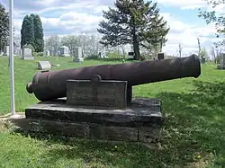 Civil War memorial near Gilmore