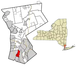 Location of Eastchester (town), New York