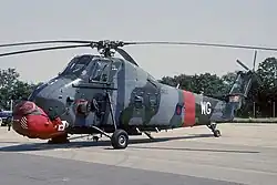 A Westland Wessex HC.2 of No. 2 Flying Training School which was based at RAF Shawbury between 1976 and 1997.