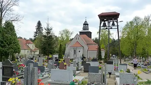 Back view from the cemetery
