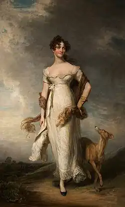 Portrait of Lady Leicester by William Owen